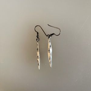 Sterling silver earrings.